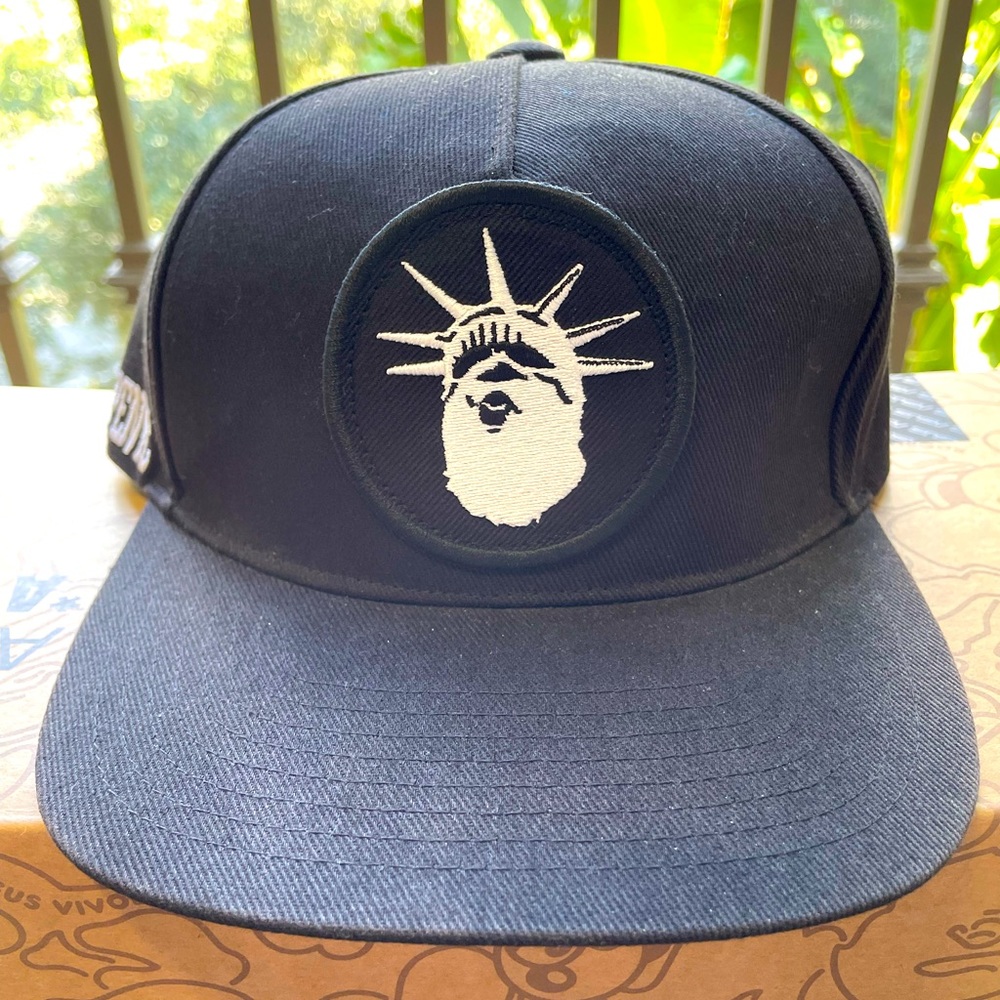 Bape Nyc Exclusive Embroidered Patch Snapback - N… - image 1